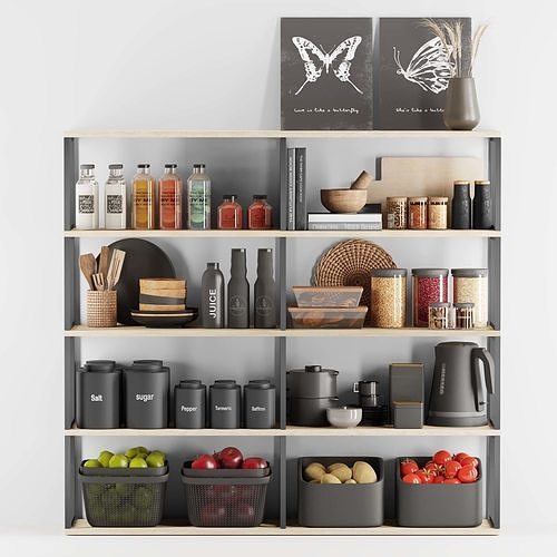kitchen accessories 002 3D model