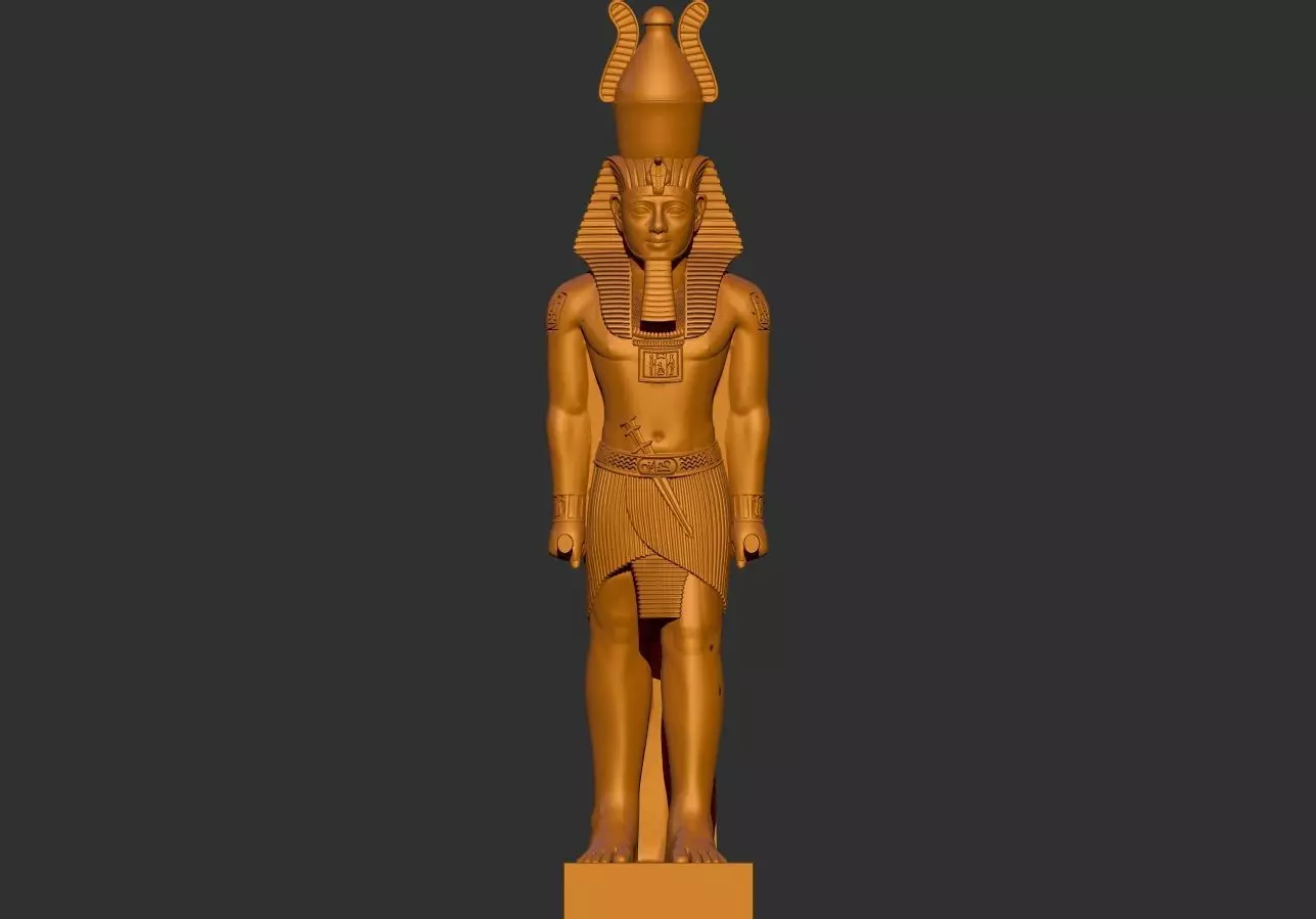 Ramesses Ramses  II statue  STL 3D Printable model 3D print model_0