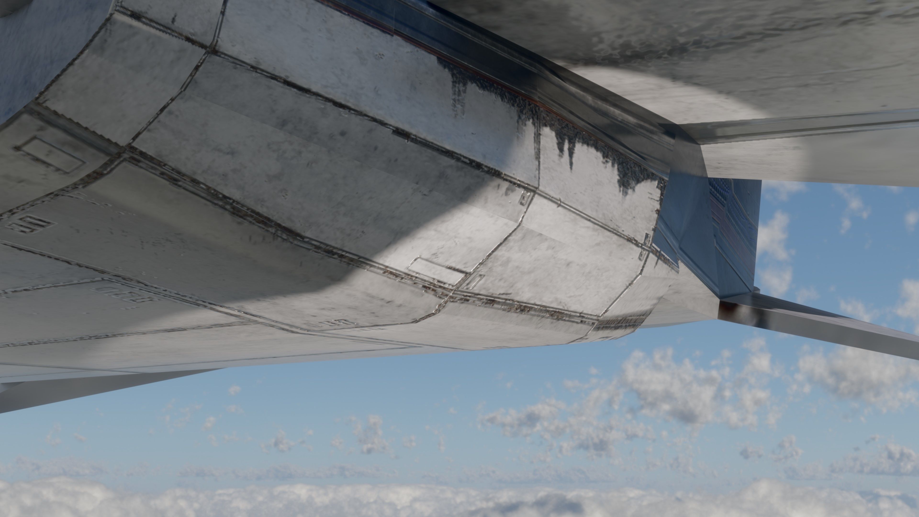 Space Ship - Rigged - Fully Textured - include inside Low-poly 3D model_29