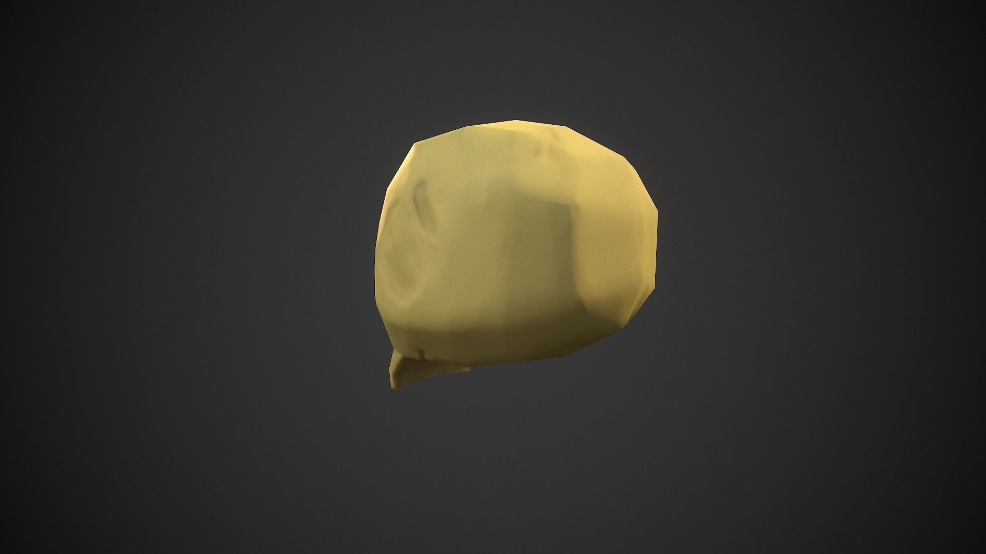 Stylized bones Low-poly 3D model_9
