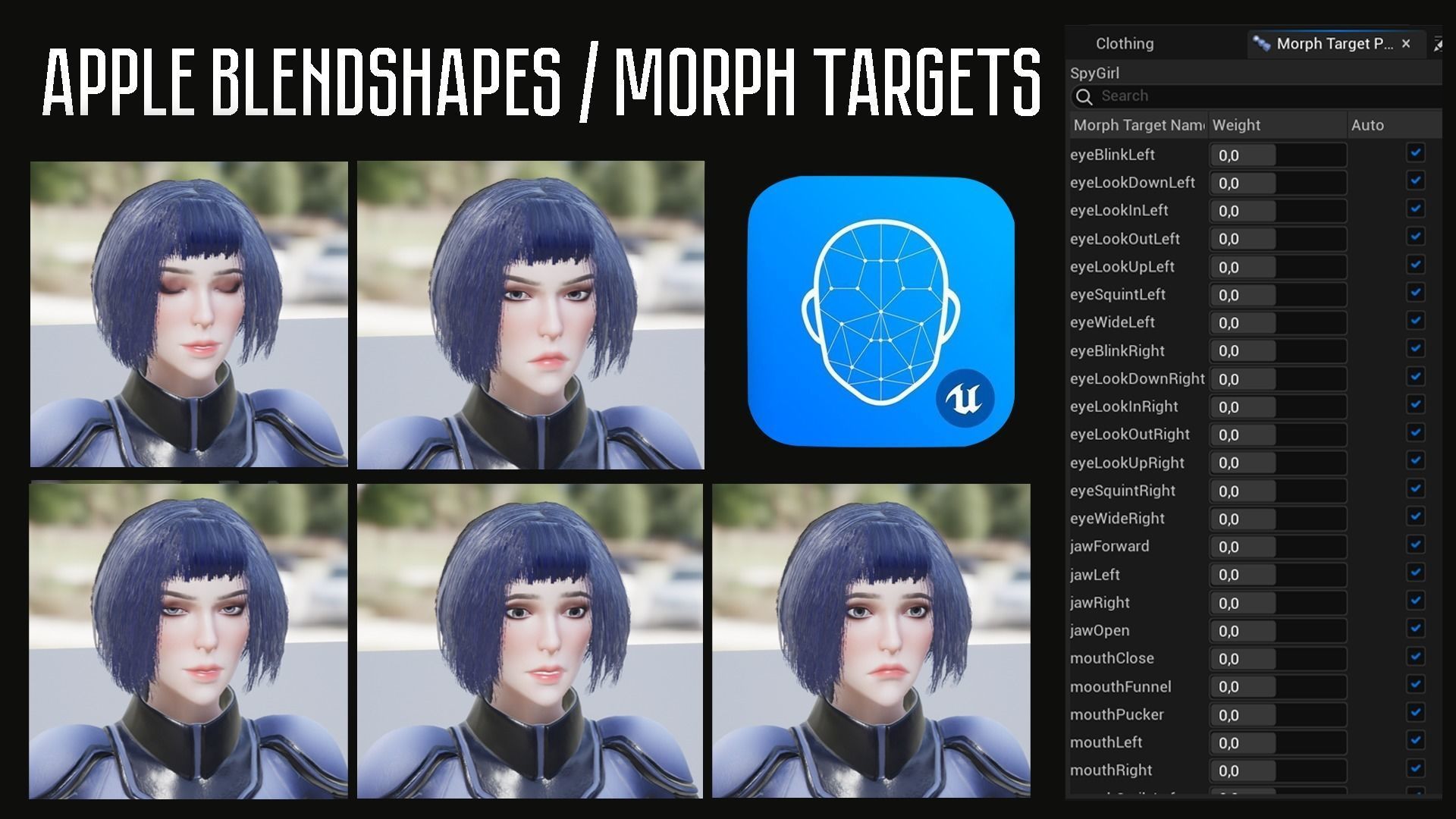 Spy Girl - Game Ready  Low-poly 3D model_8