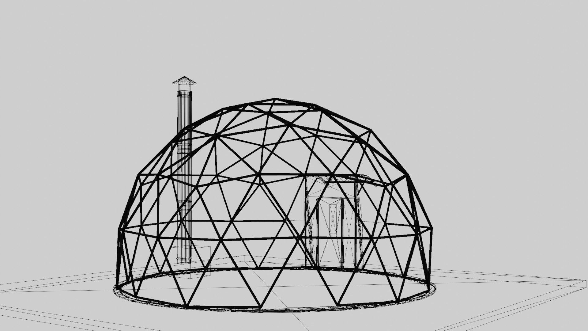 Glamping Dome 3D model_6