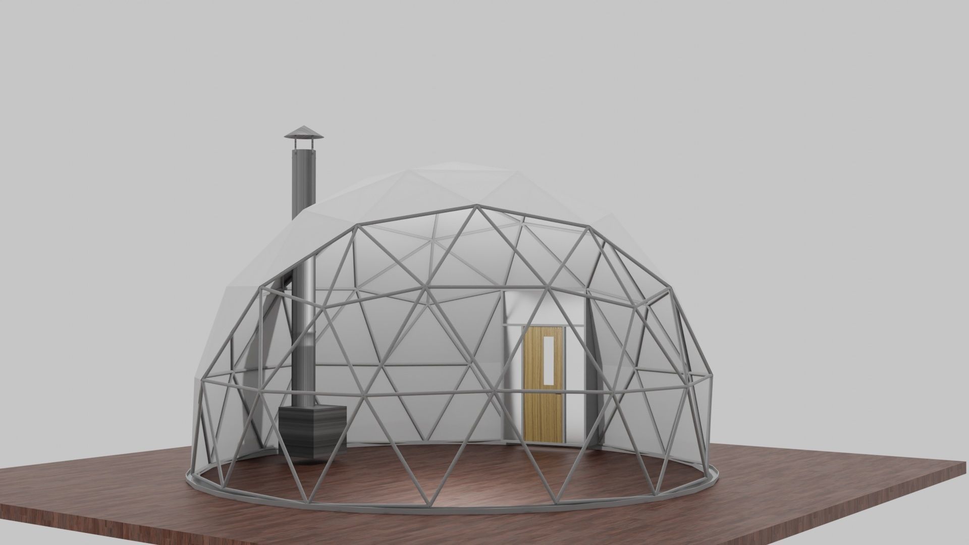 Glamping Dome 3D model_5