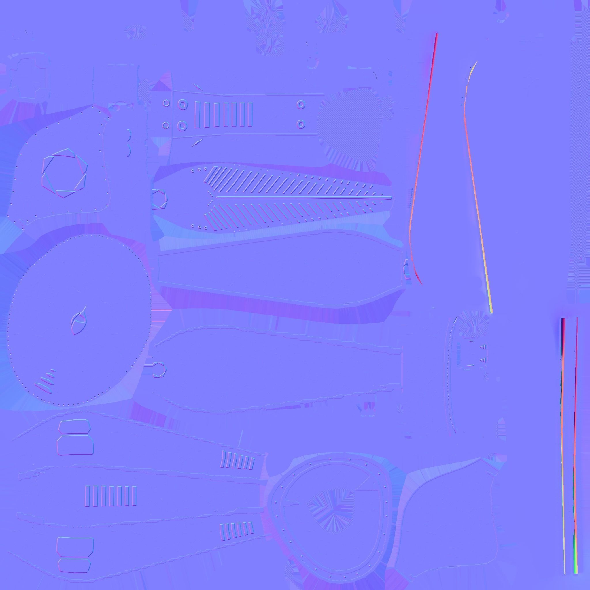 Insect Robot F01 Steel - SciFi Character Design Low-poly 3D model_24