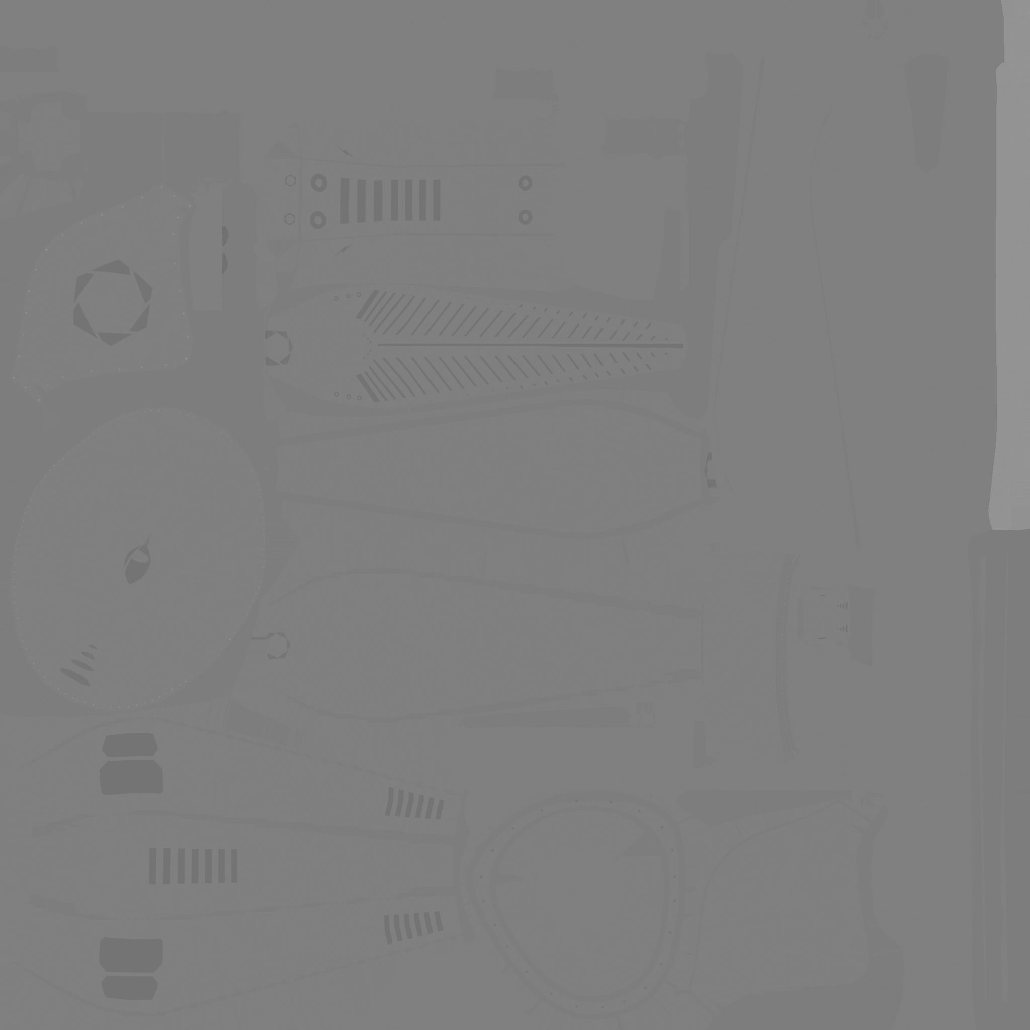 Insect Robot F01 Steel - SciFi Character Design Low-poly 3D model_22