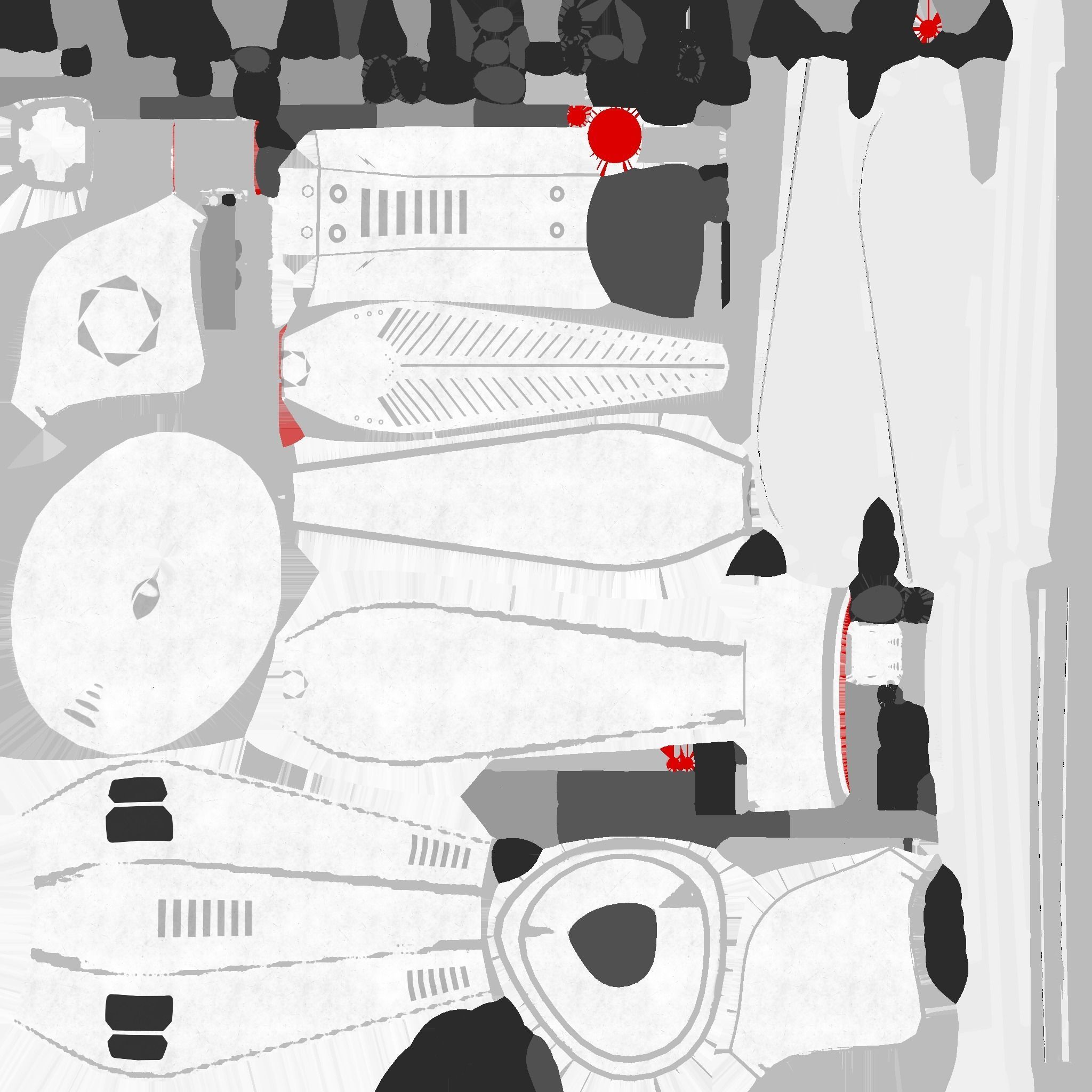 Insect Robot F01 Steel - SciFi Character Design Low-poly 3D model_20