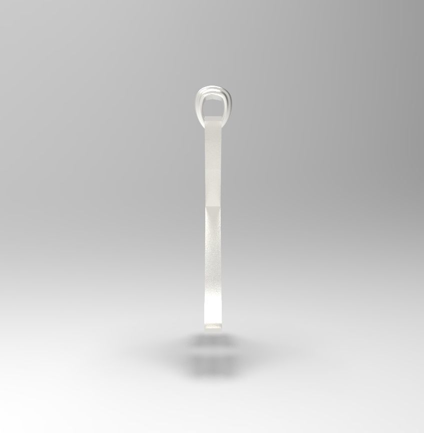 Alphabet Latin X 3D print model_22