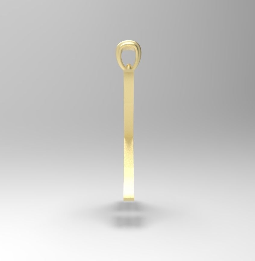 Alphabet Latin X 3D print model_5