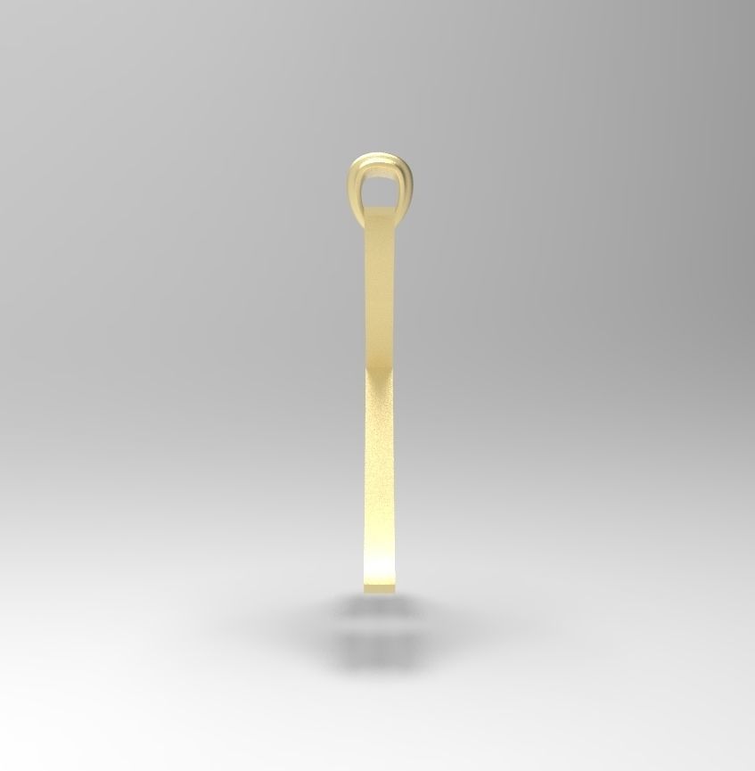 Alphabet Latin X 3D print model_10