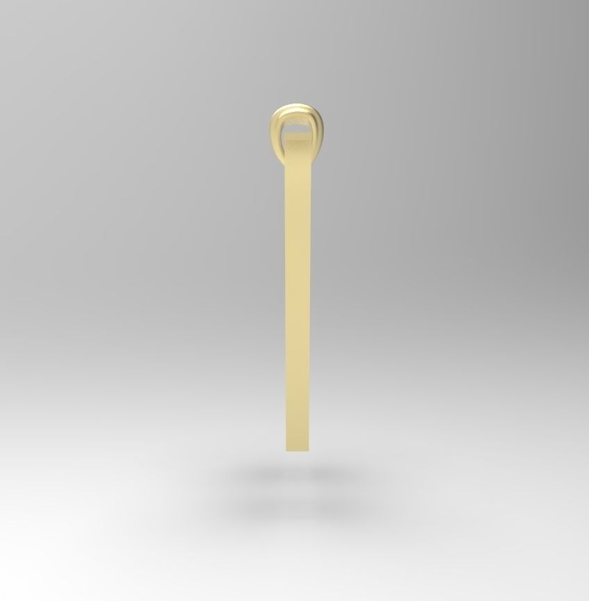 Alphabet Latin W 3D print model_5