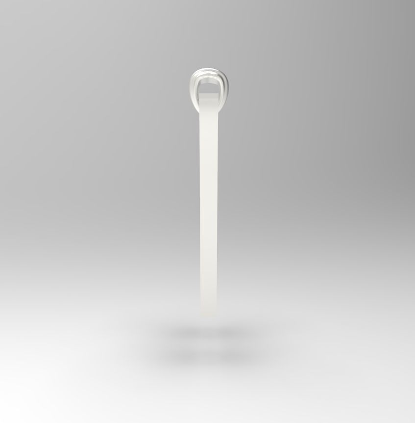 Alphabet Latin W 3D print model_22