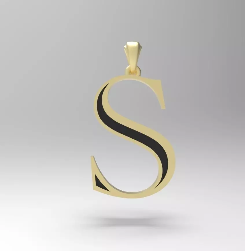 Alphabet Latin S 3D print model_0