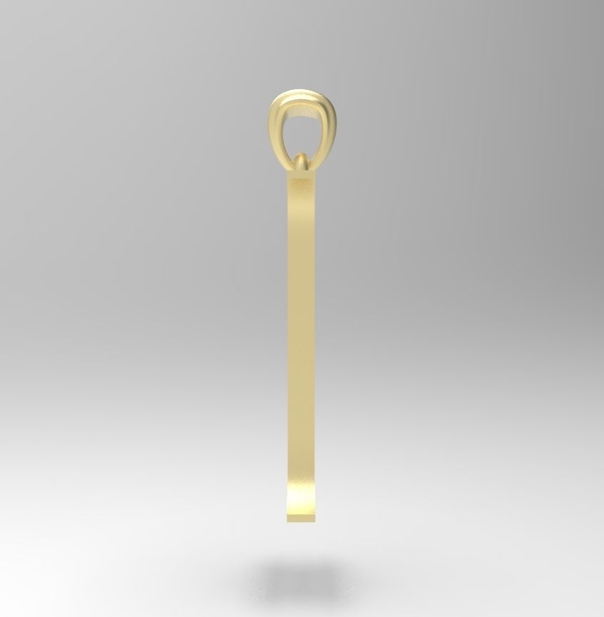 Alphabet Latin I 3D print model_29