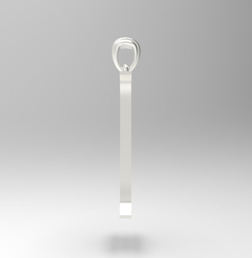 Alphabet Latin I 3D print model_30