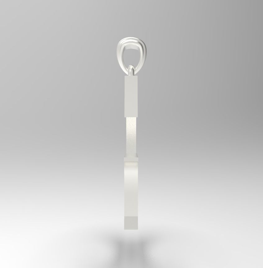 Alphabet Latin G 3D print model_30