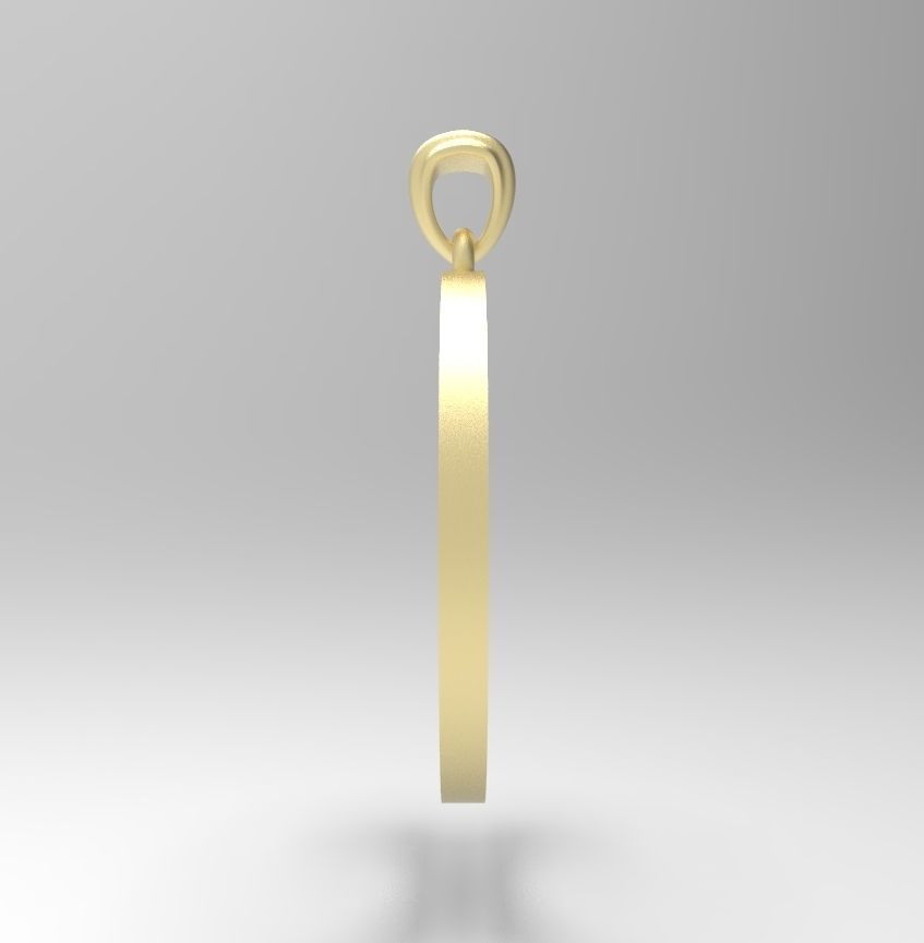 Alphabet Latin G 3D print model_14