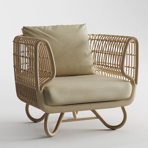 Cane-Line Nest fauteuil exterieur chair 3D model