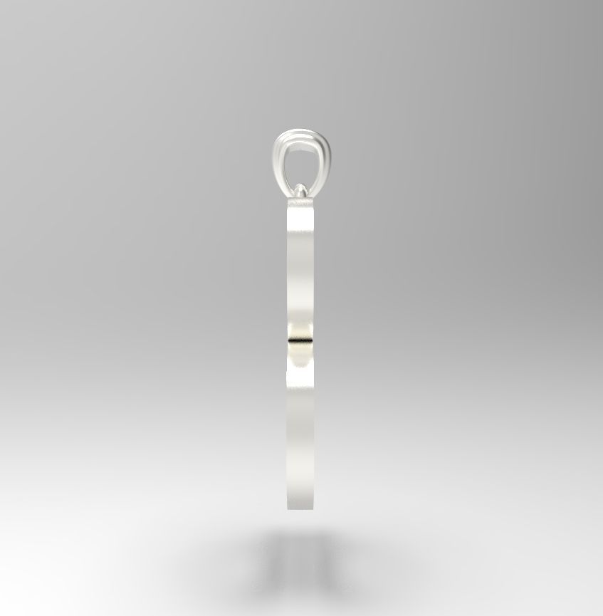 Alphabet Latin B 3D print model_26