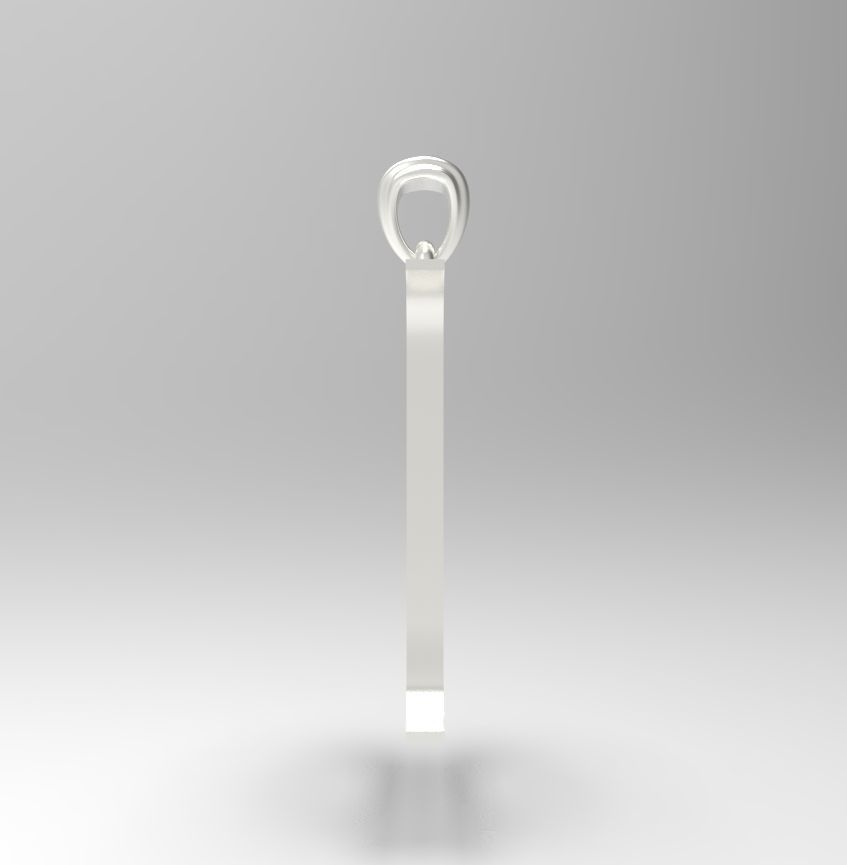 Alphabet Latin B 3D print model_21