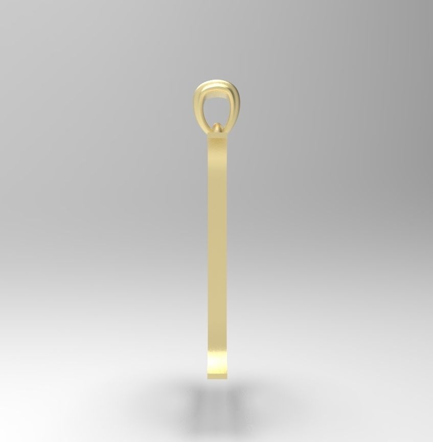 Alphabet Latin B 3D print model_6