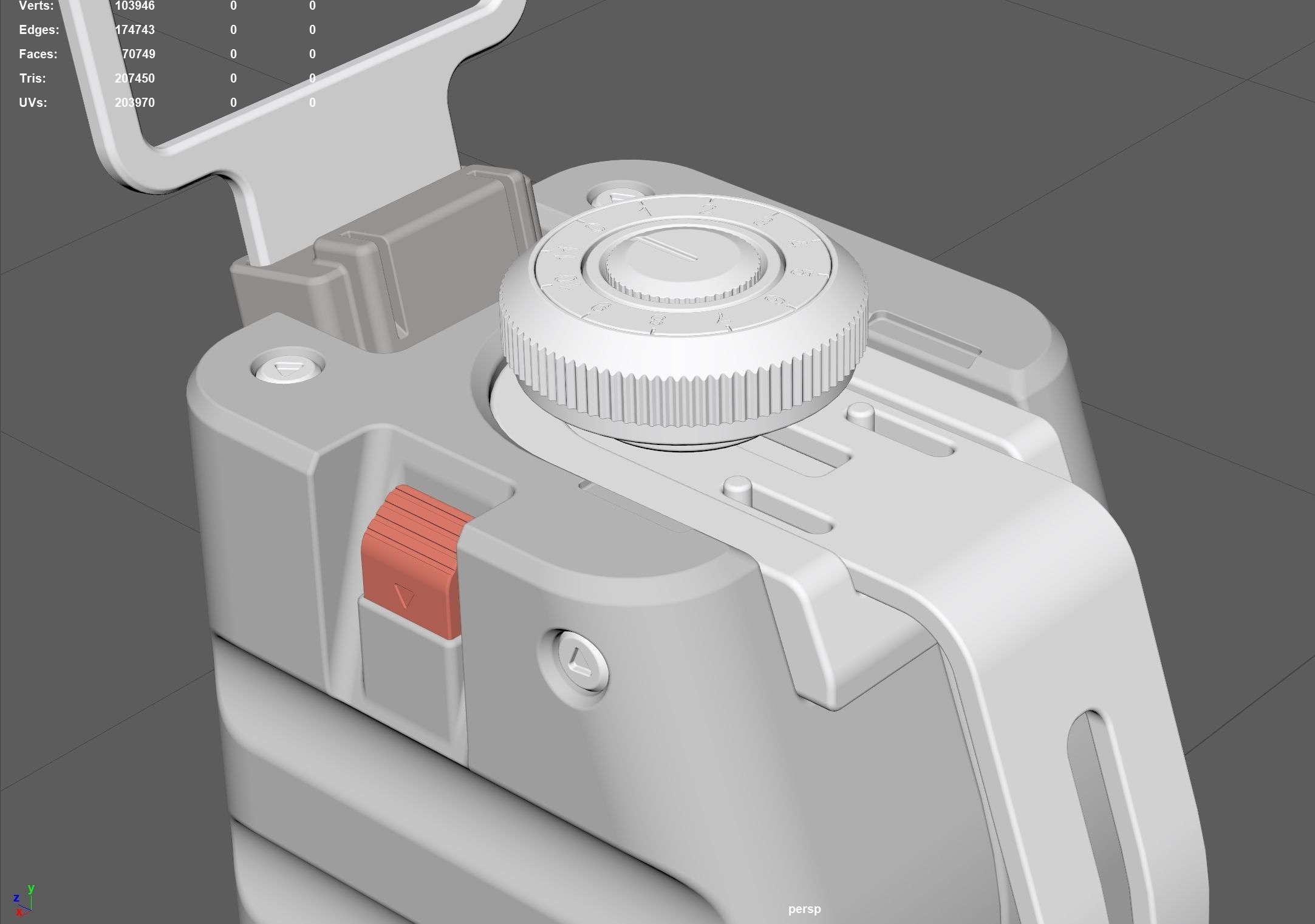 Stackable Grenade 3D model_8