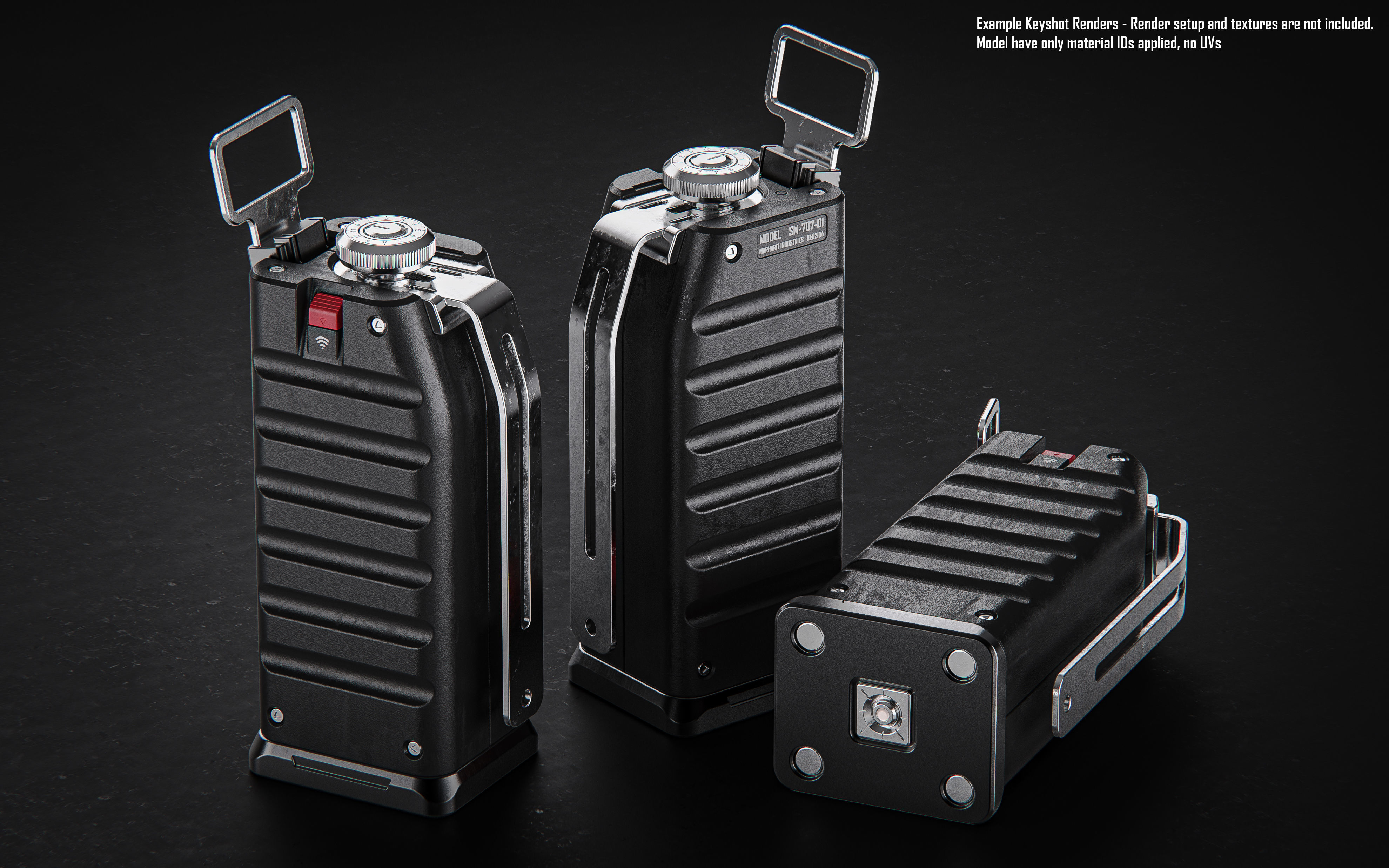 Stackable Grenade 3D model_3