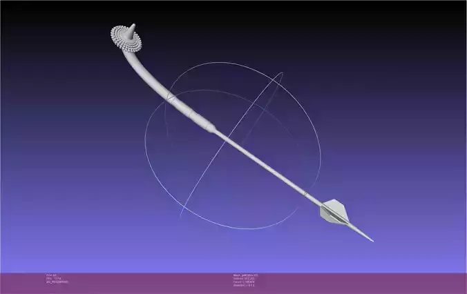 Star Wars Boba Fett Gaffi Stick Printable Assembly 3D print model