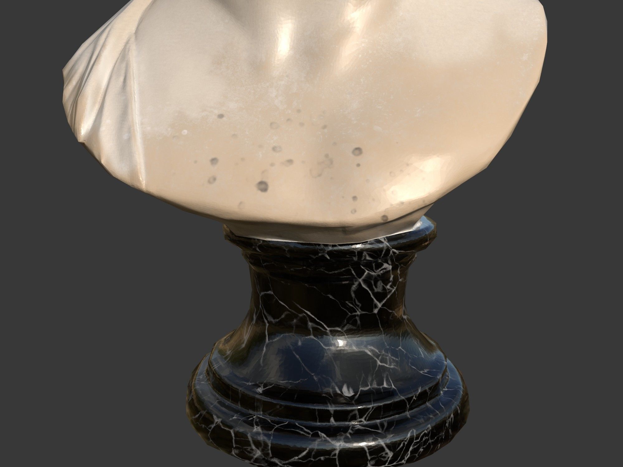 Medusa by Bernini Low-poly 3D model_11