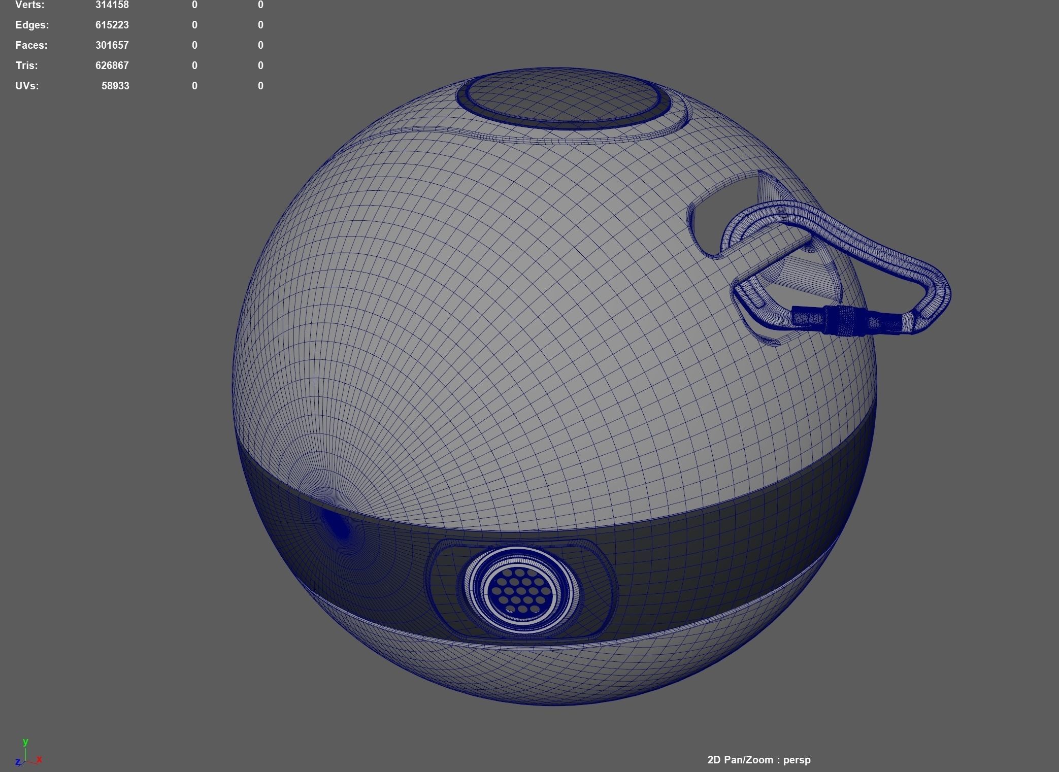 Smoke Grenade 3D model_6