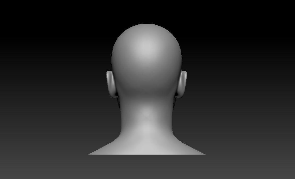 Eyes closed base mesh Stl 3d model for 3d printing 3D print model_7