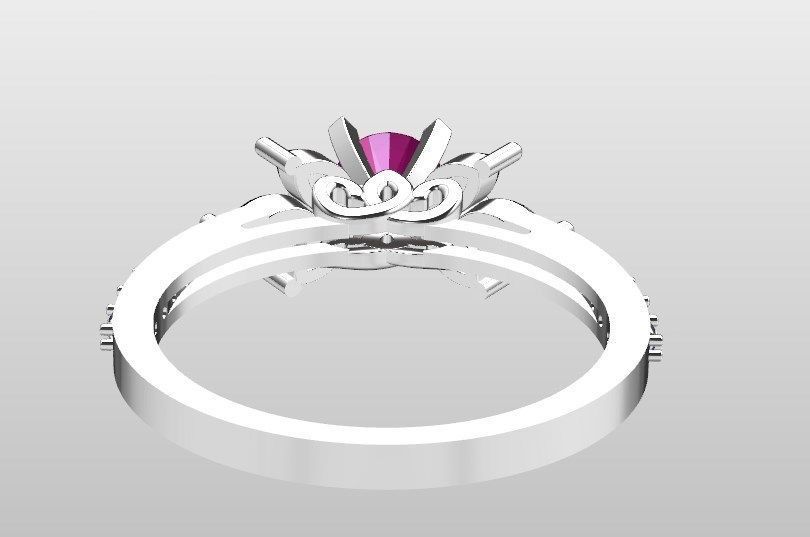 Ring n 62 3D print model_15