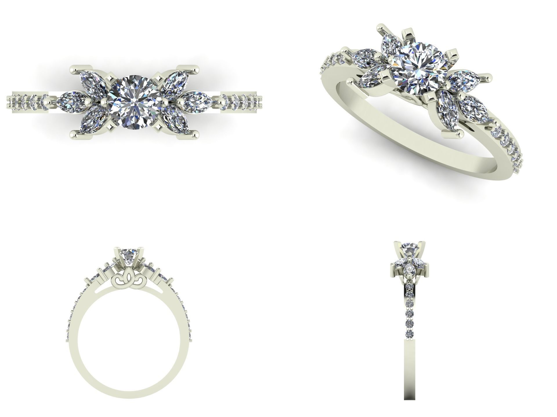 Ring n 62 3D print model_5