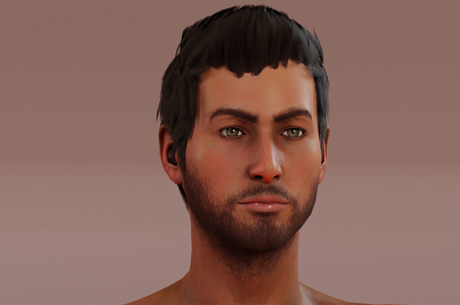 Male Female Base Rig Low-poly 3D model_8