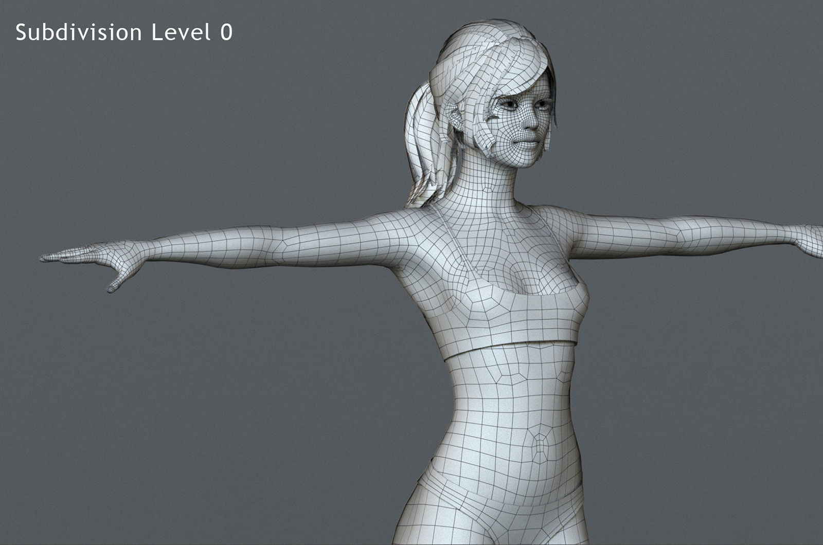 Male Female Base Rig Low-poly 3D model_24