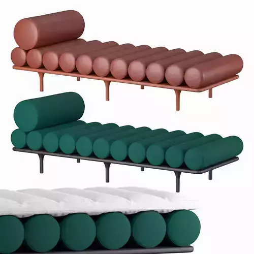 The Five to Nine daybed sofa by Tacchini