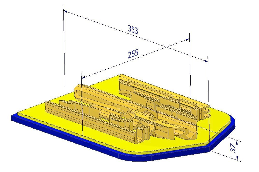 Ukraine State Emblem 3D model_40
