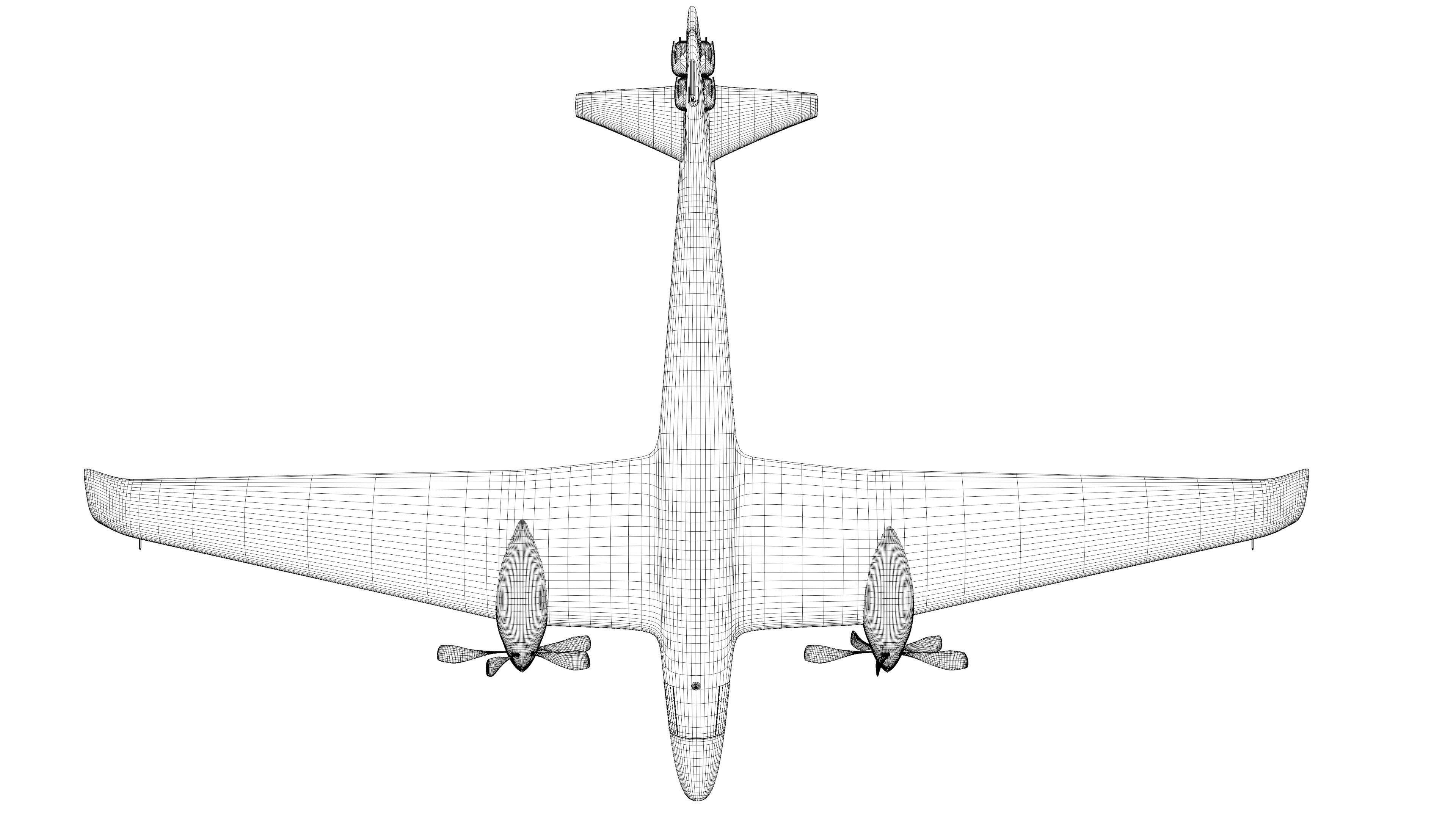 Bayraktar Akinci B High detailed Low-poly 3D model_15