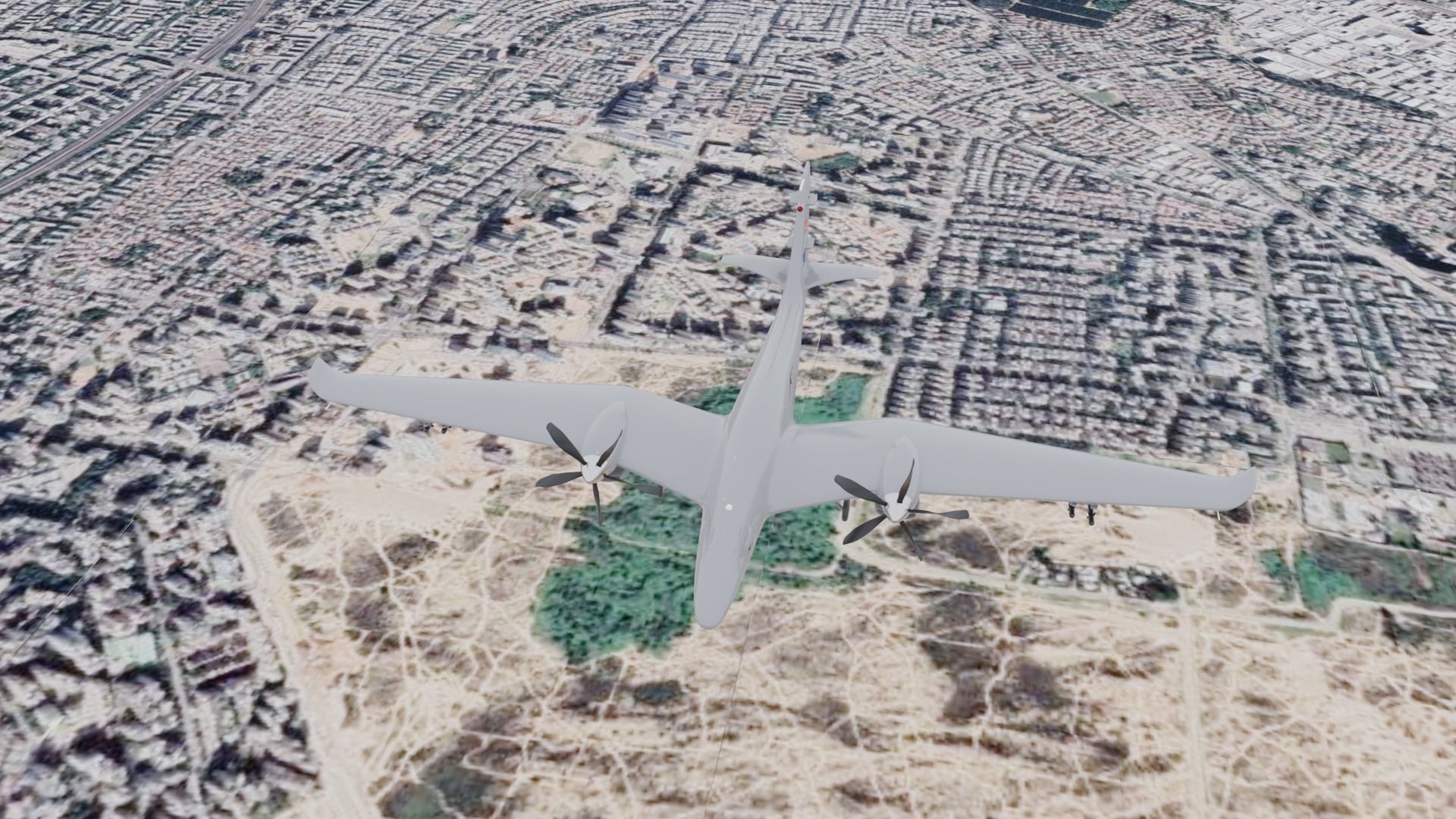 Bayraktar Akinci B High detailed Low-poly 3D model_13