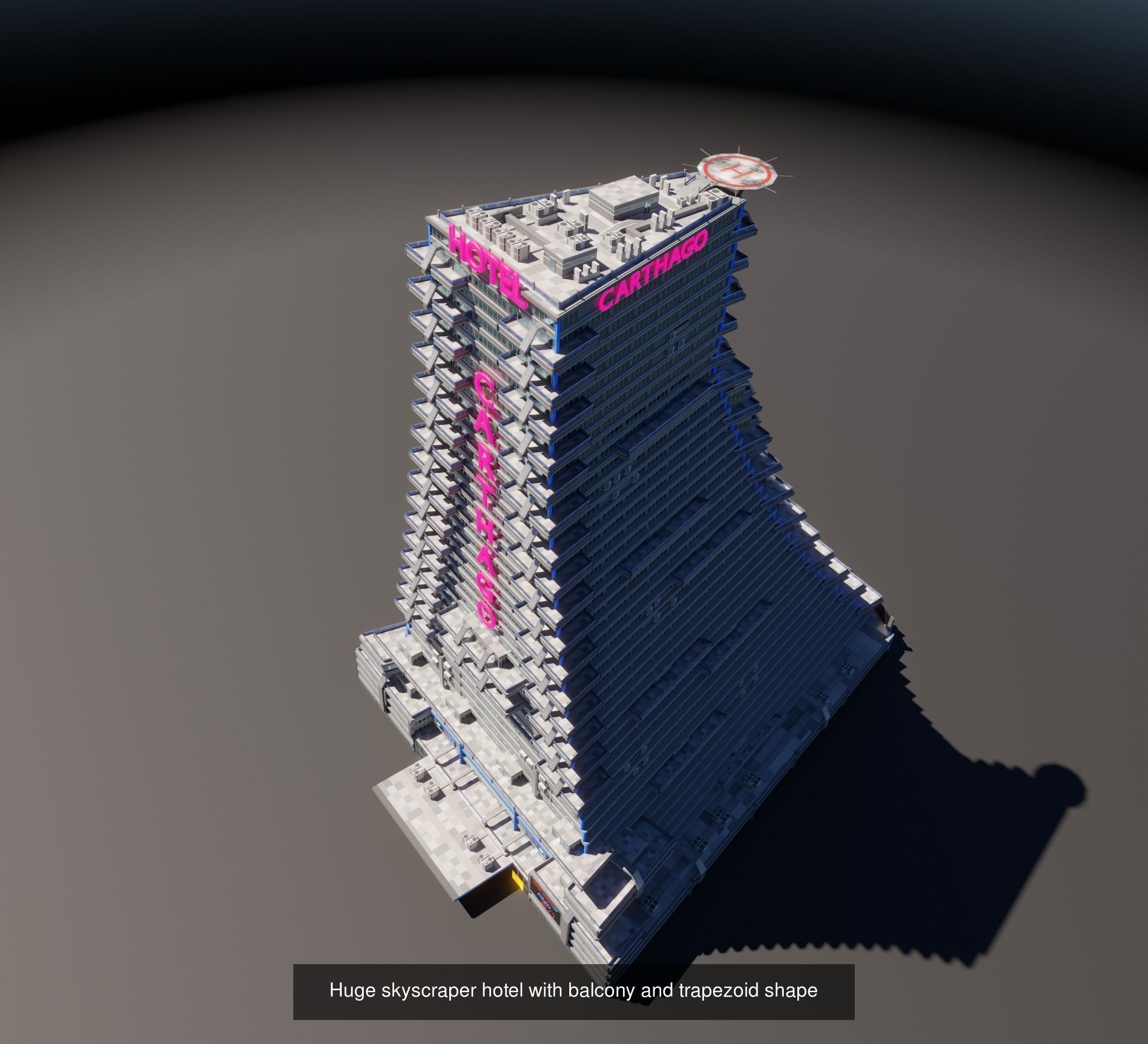 Collection of skyscrapers and high-rise building _2