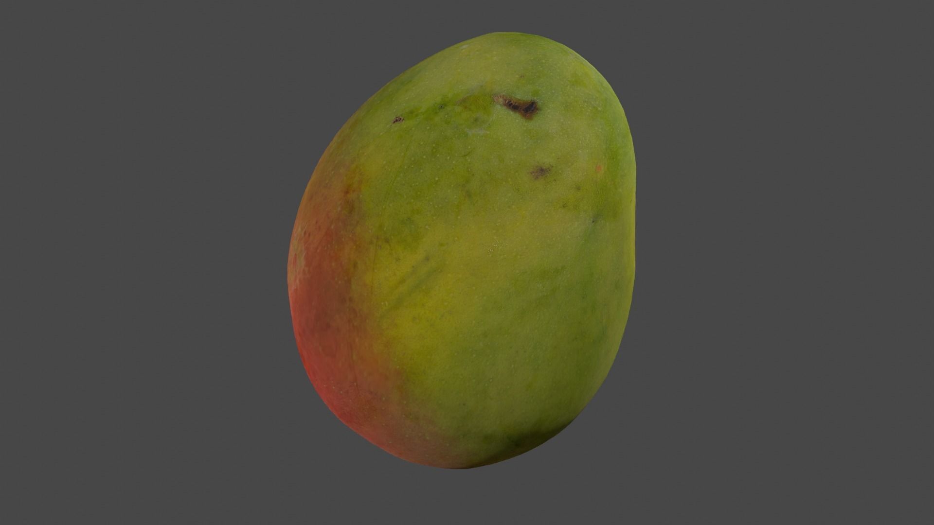 3D Scan Mango Kent Low Poly 3D model_7
