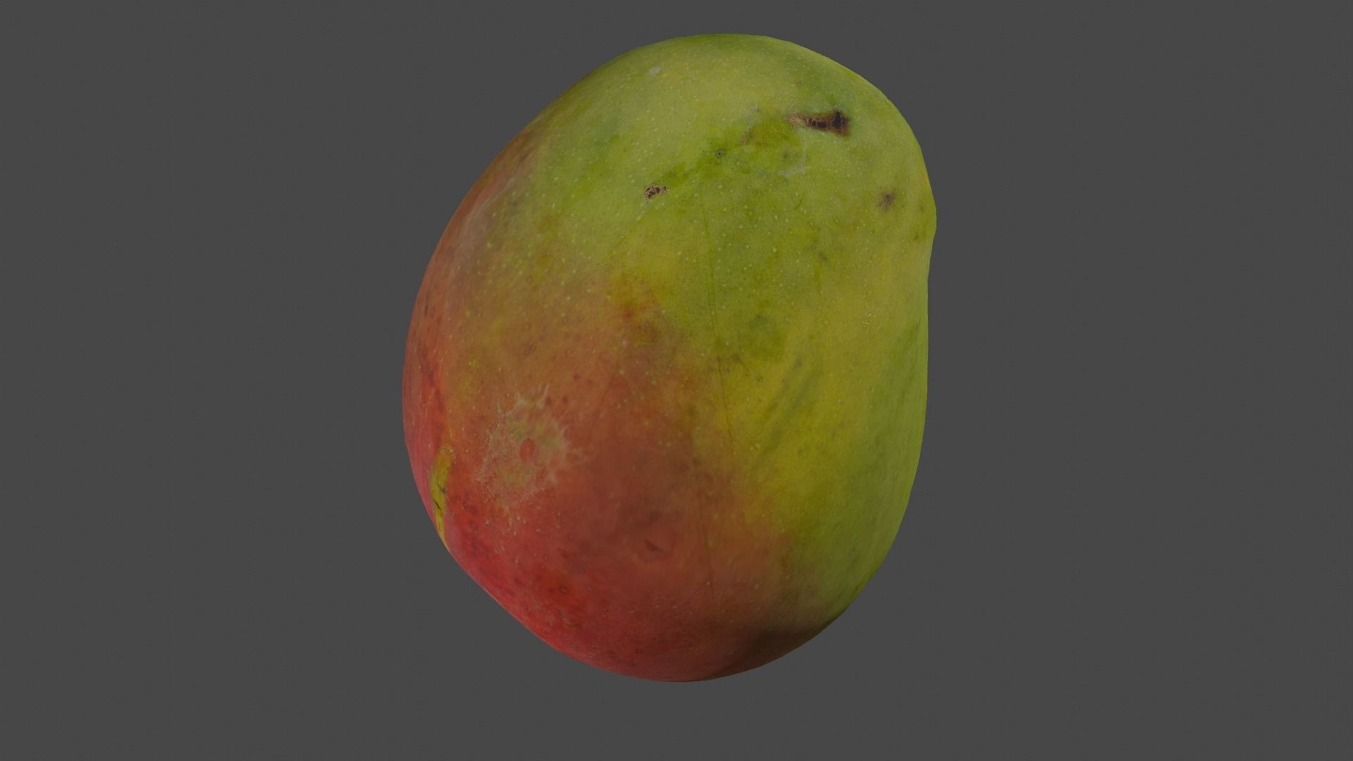 3D Scan Mango Kent Low Poly 3D model_6
