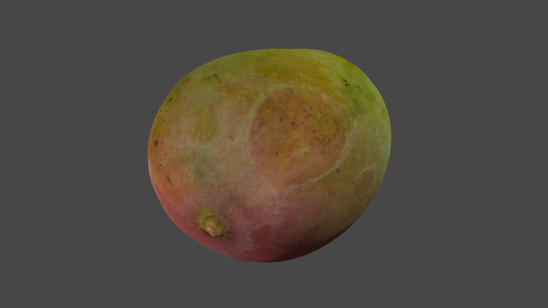 3D Scan Mango Kent Low Poly 3D model_9