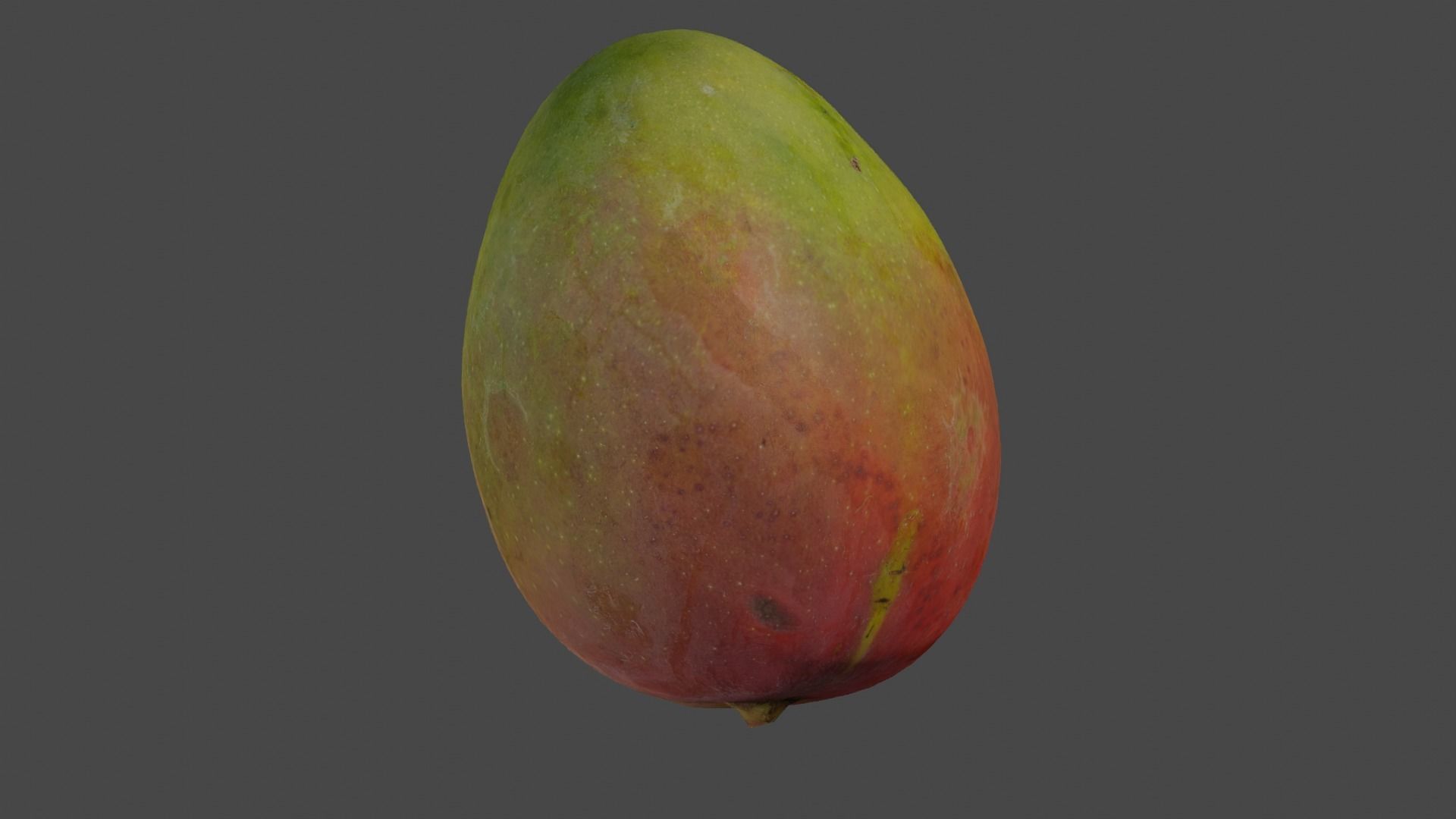 3D Scan Mango Kent Low Poly 3D model_1
