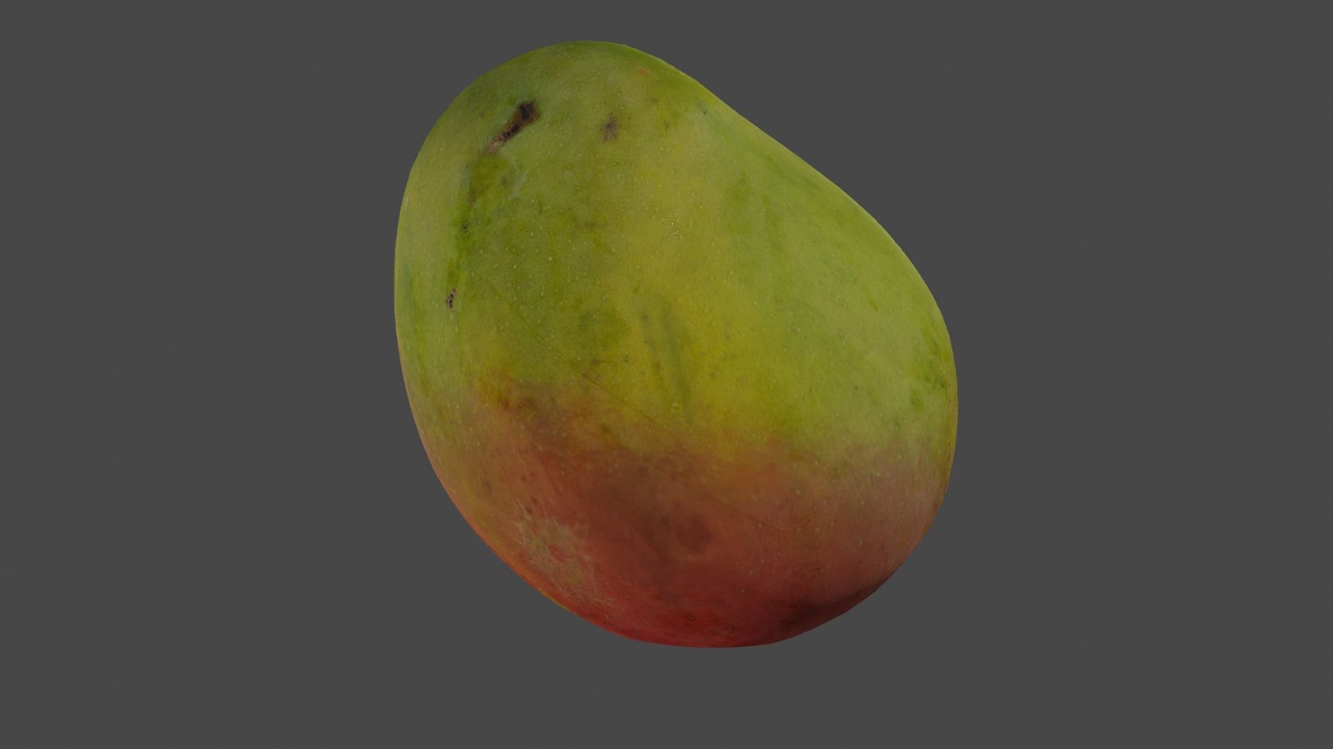 3D Scan Mango Kent Low Poly 3D model_3