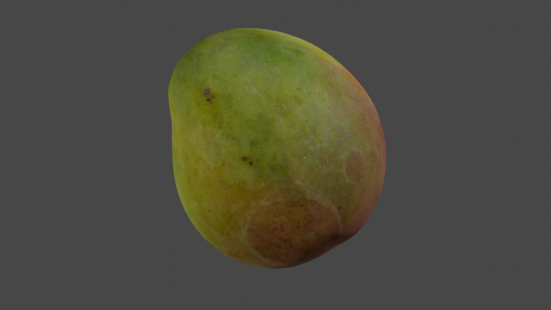 3D Scan Mango Kent Low Poly 3D model_5