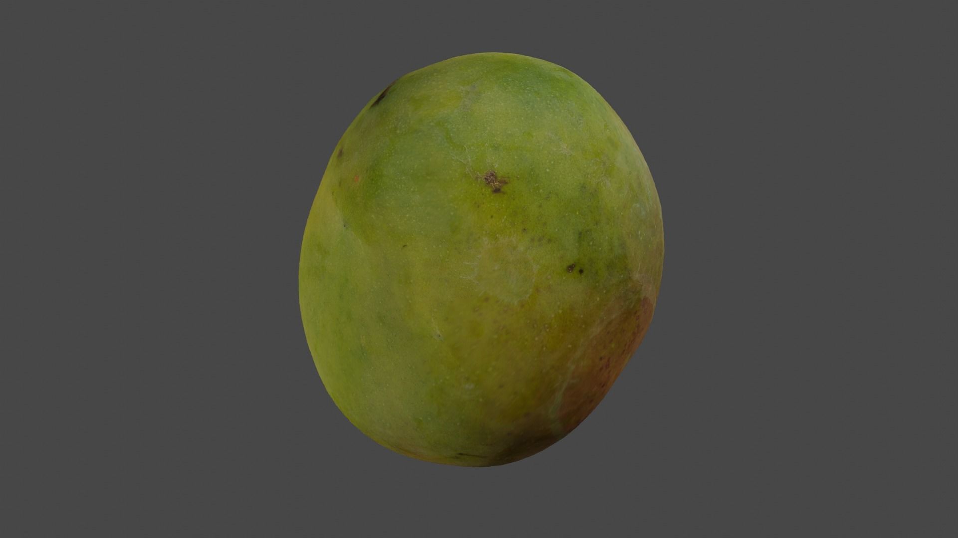 3D Scan Mango Kent Low Poly 3D model_4