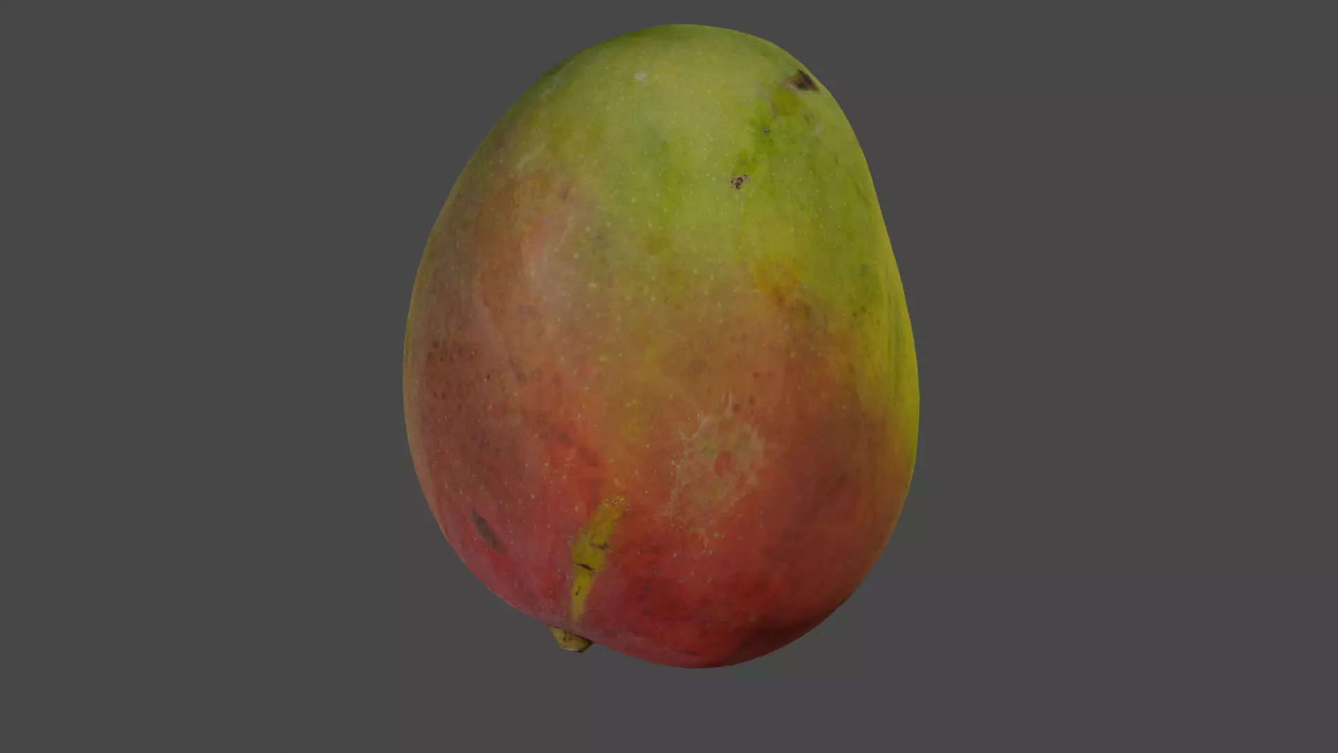 3D Scan Mango Kent Low Poly 3D model_0