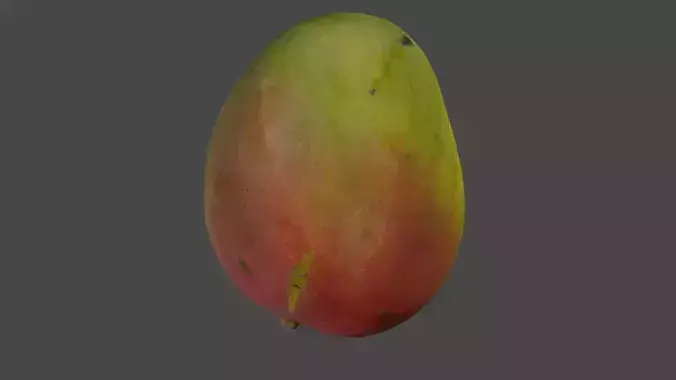 3D Scan Mango Kent Low Poly