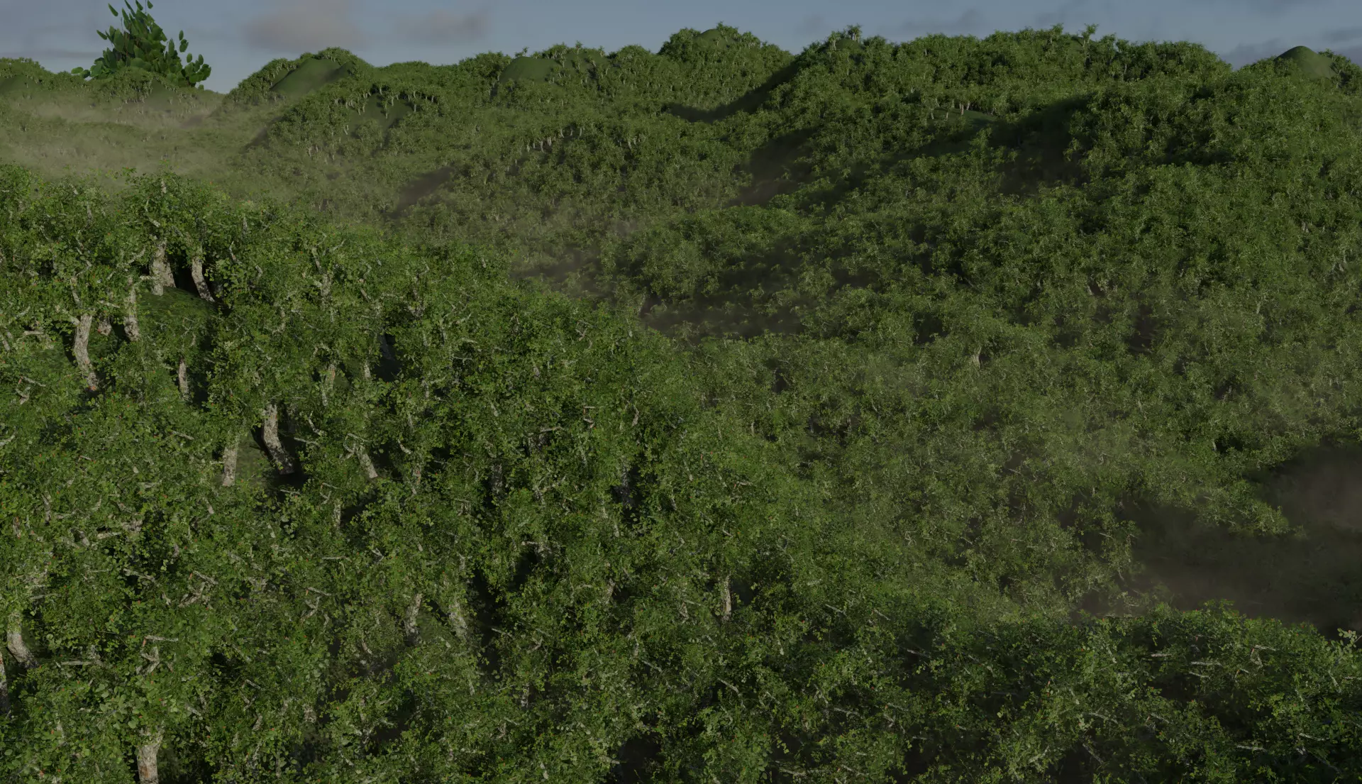 forest Free low-poly 3D model_0