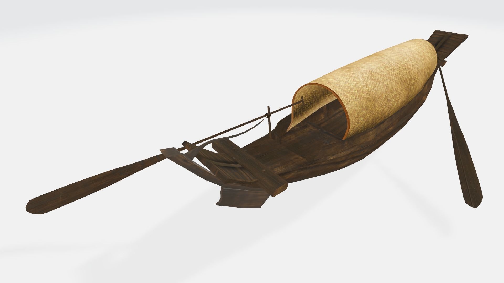 Thaiboat-Sampan Suan 3D model_11